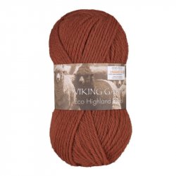 252 Rostbrun, Highland Eco Wool